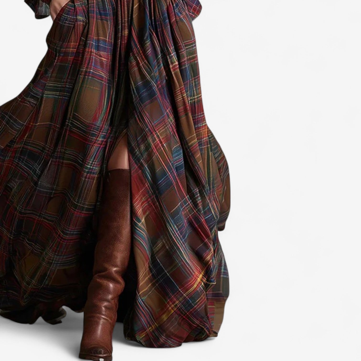 Barboteau™ Timeless Plaid Maxi