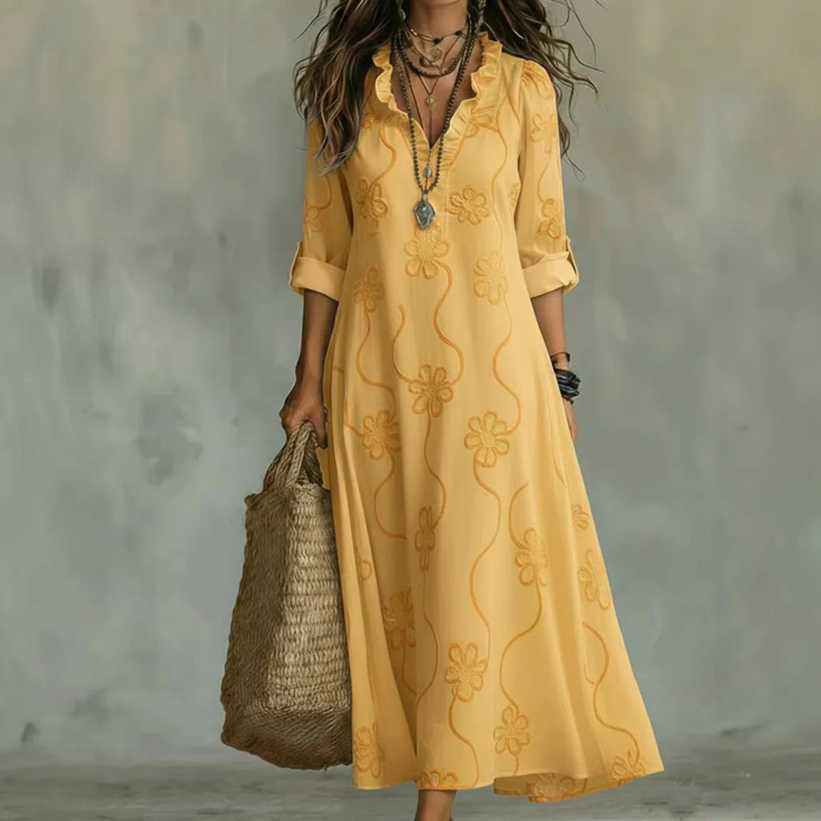 SIENNA™ | TUMMY CONCEALING FLORAL DRESS