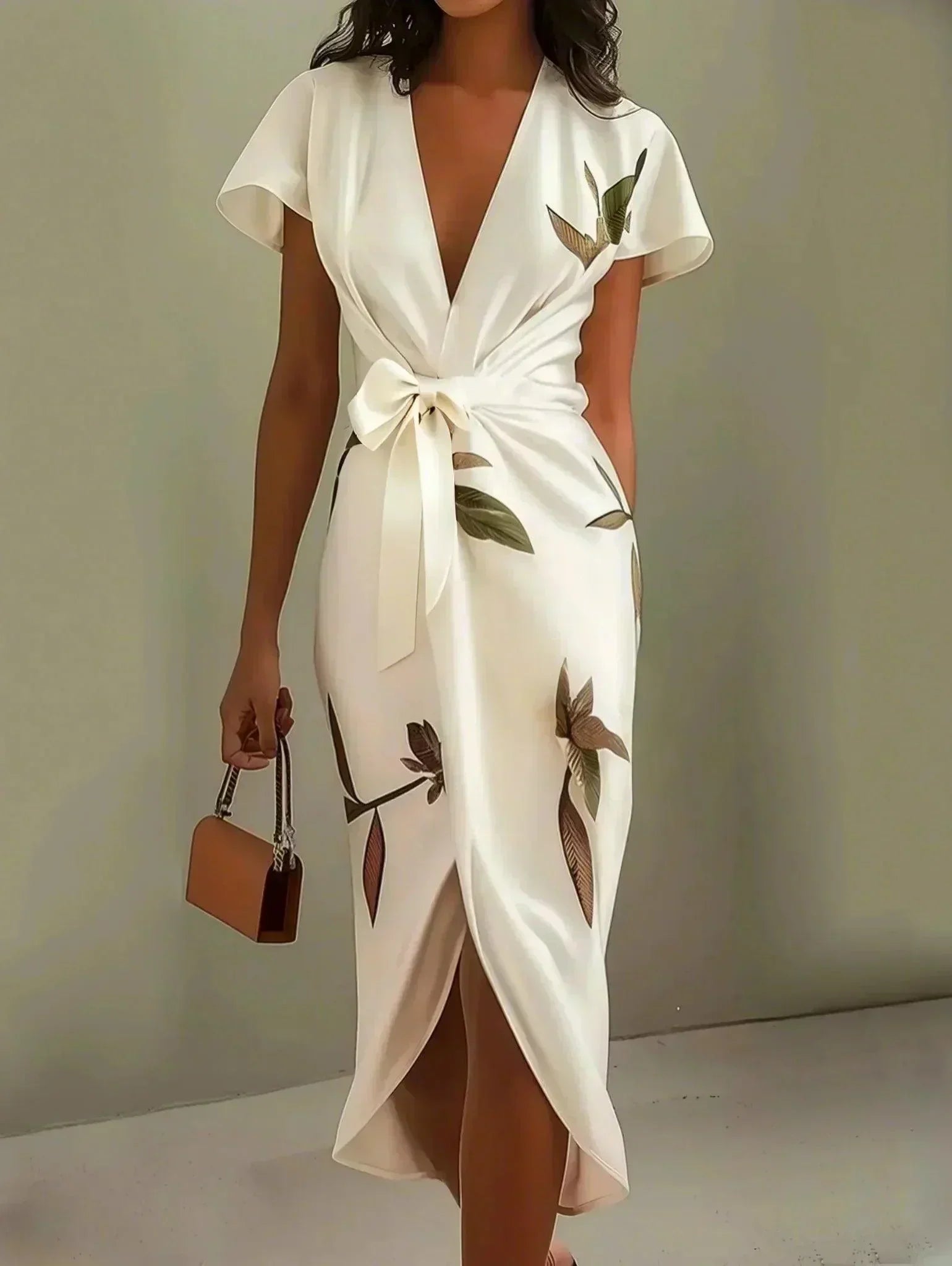 Valeria Lightweight Elegant Wrap Dress