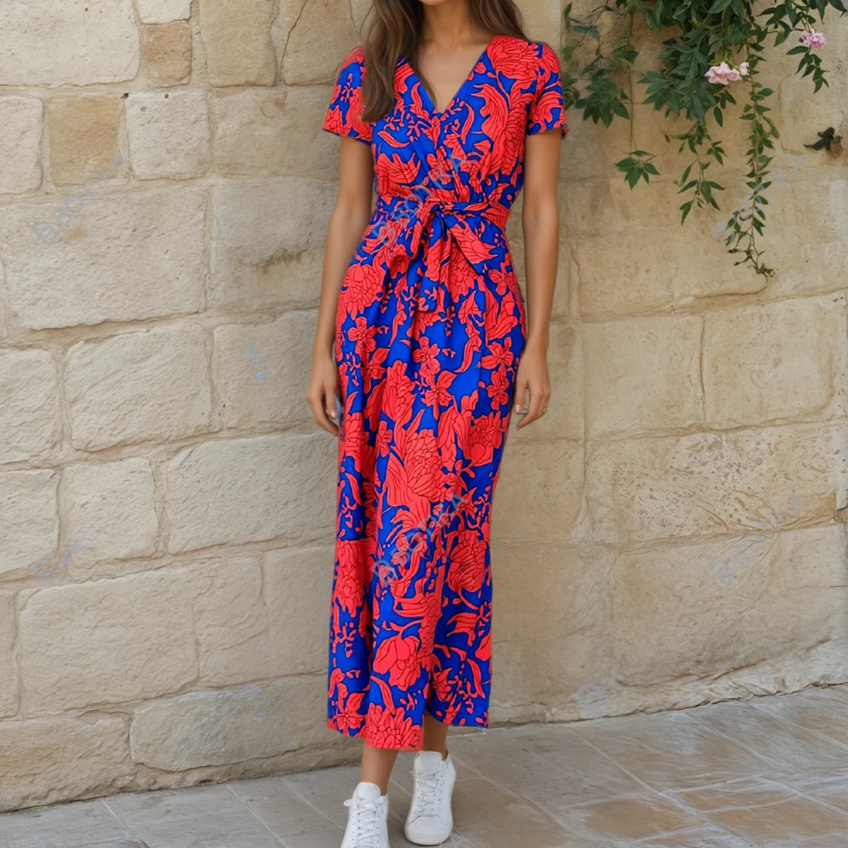 Florence | Light and Elegant Colourful Dress