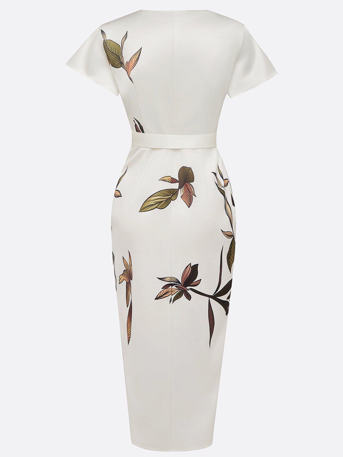 Valeria Lightweight Elegant Wrap Dress