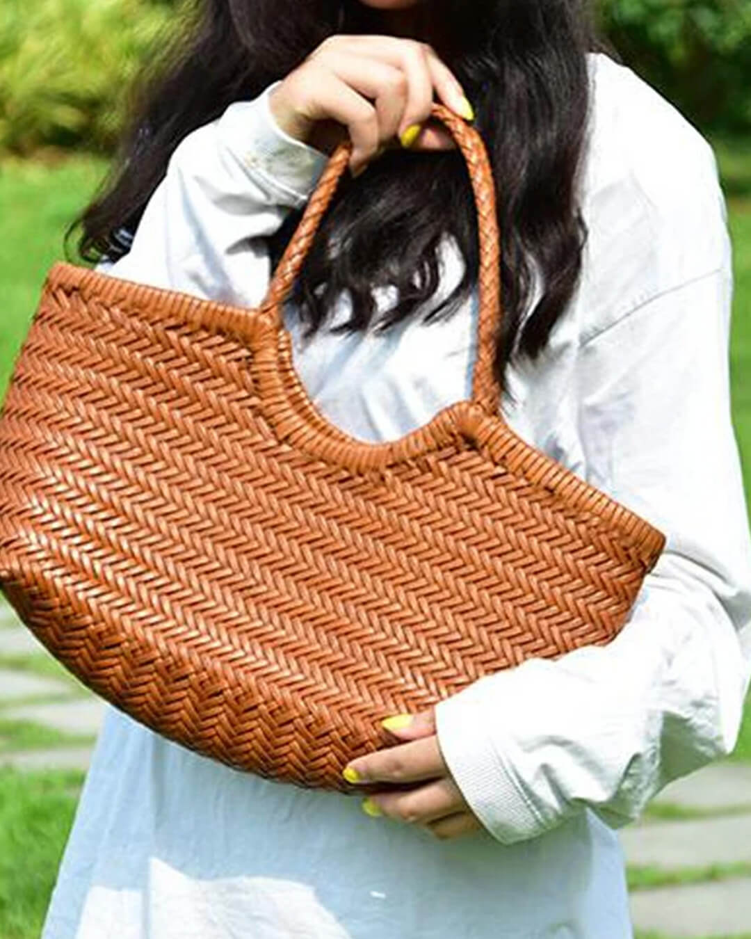 Beatrice Woven Tote Bag