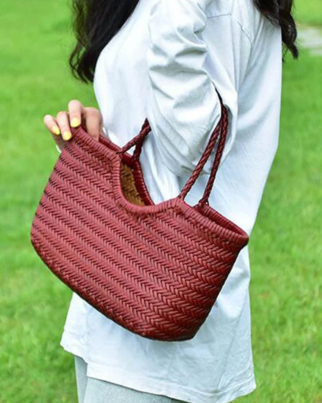 Beatrice Woven Tote Bag