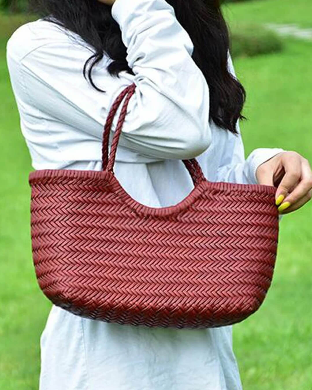 Beatrice Woven Tote Bag