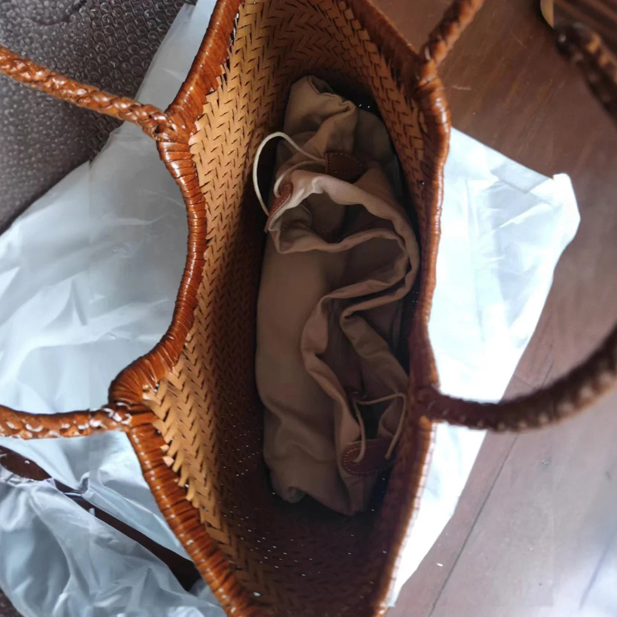 Beatrice Woven Tote Bag