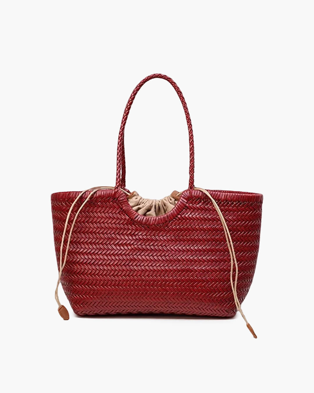 Bianca Handwoven Leather Tote Bag