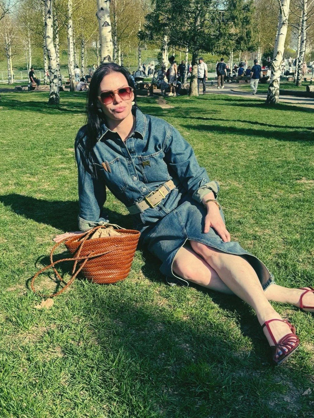 Blair Braided Bucket Shoulder Bag