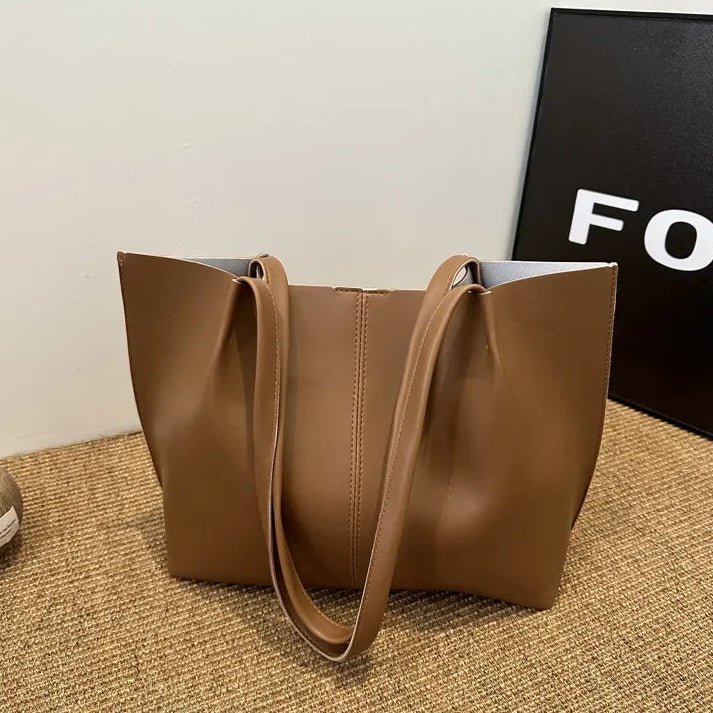 Calista Faux Leather Tote Bag
