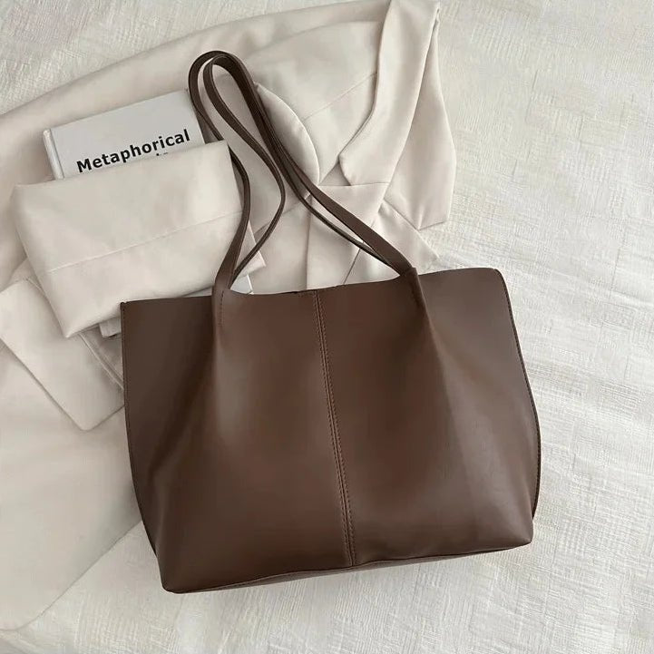 Calista Faux Leather Tote Bag