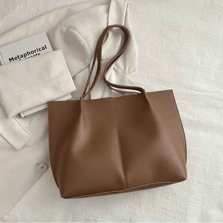 Calista Faux Leather Tote Bag
