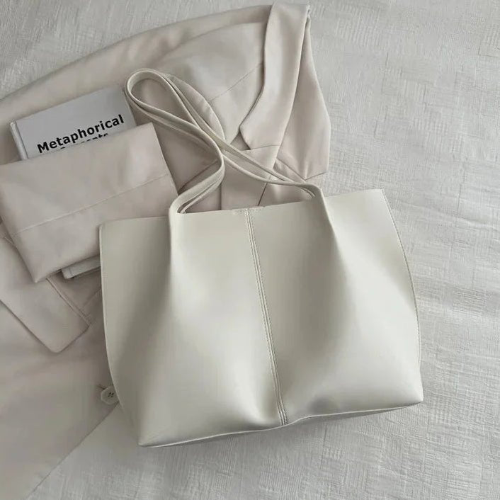 Calista Faux Leather Tote Bag