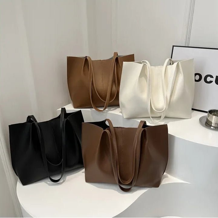 Calista Faux Leather Tote Bag