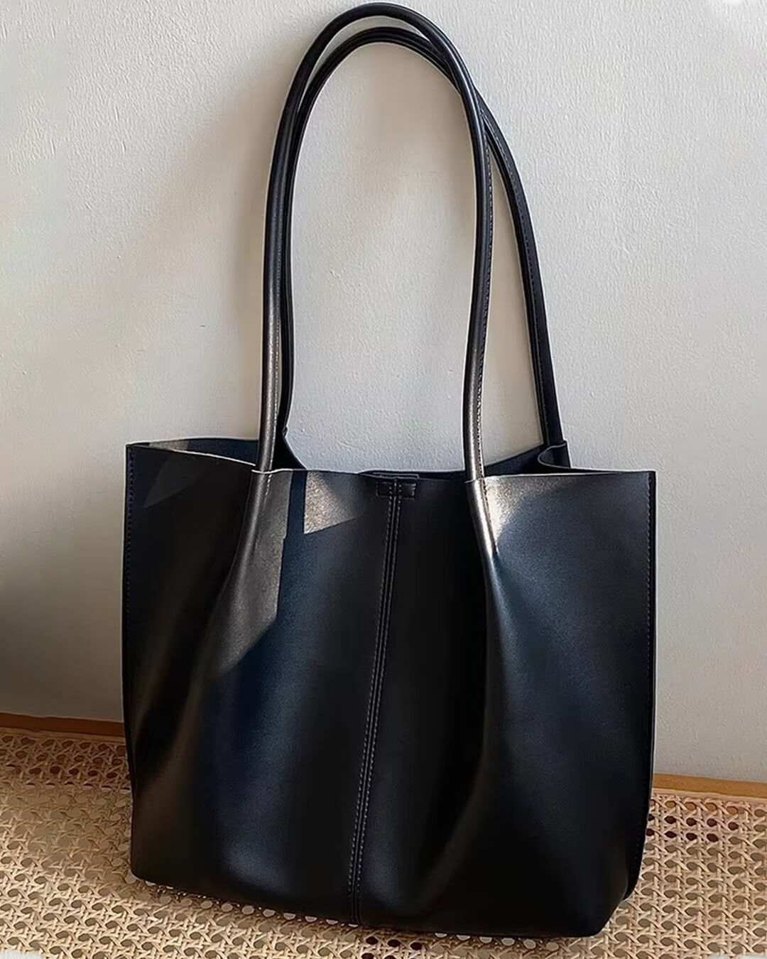 Calista Faux Leather Tote Bag