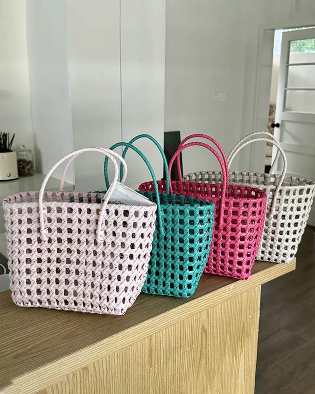 Cresta Open-Weave Tote Bag