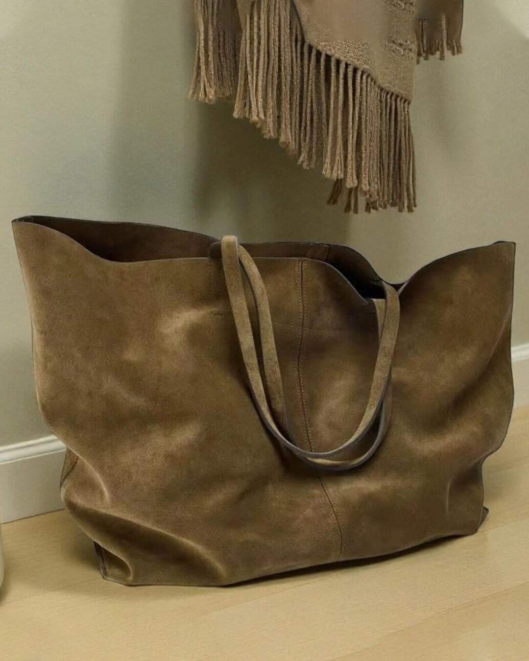 Cynthia Large Suede Tote Bag