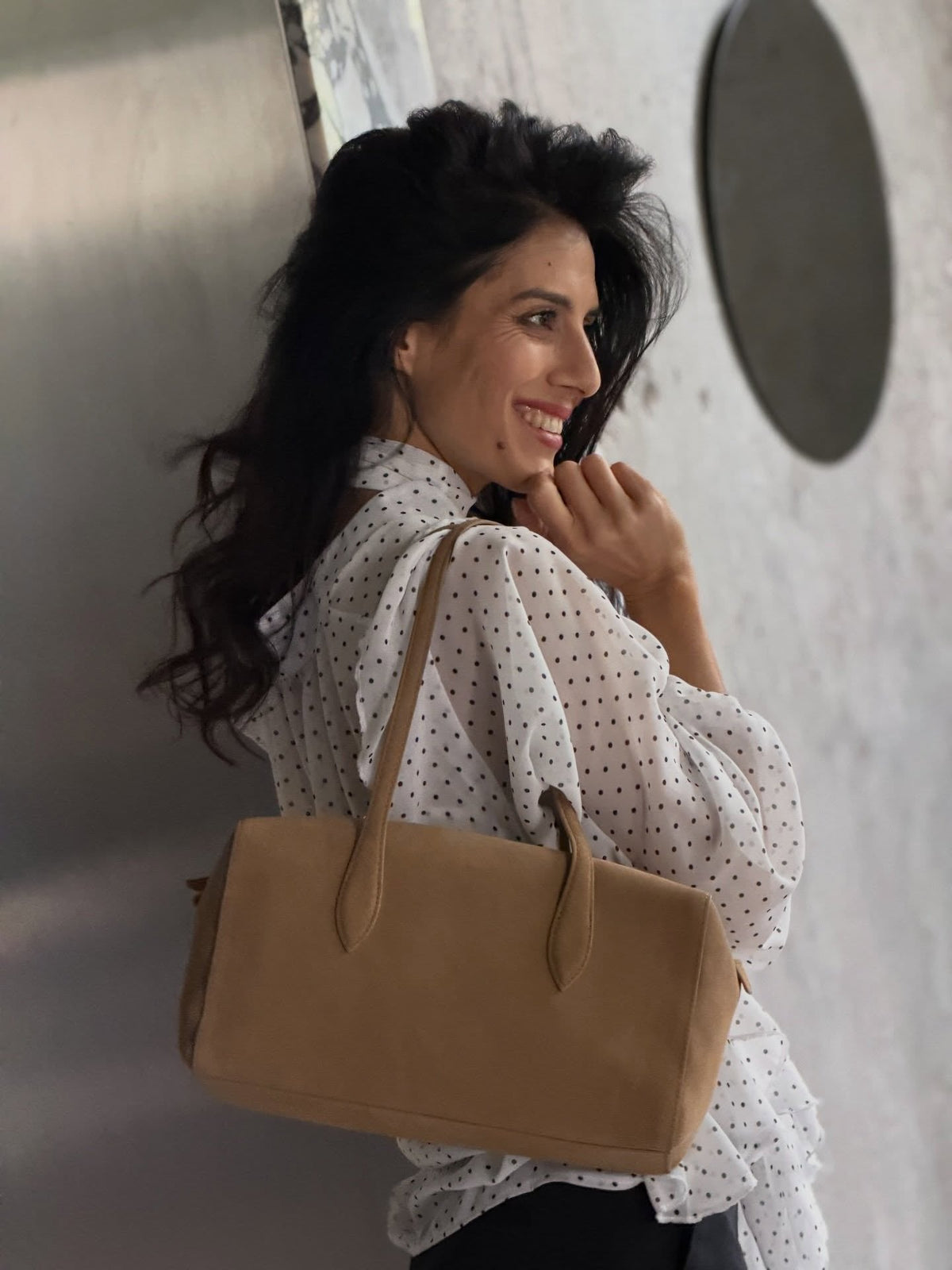 Elena Vegan Leather Tote Bag