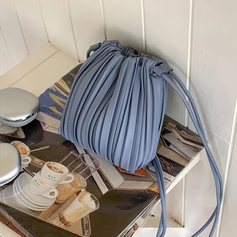 Bianca Pleated Mini Crossbody Bag