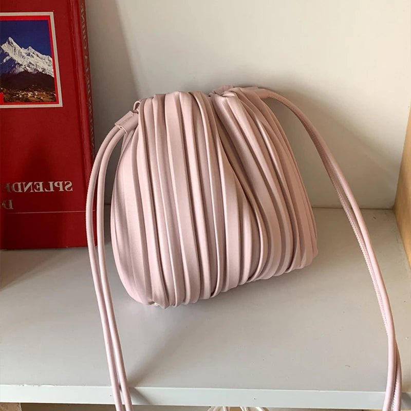 Bianca Pleated Mini Crossbody Bag