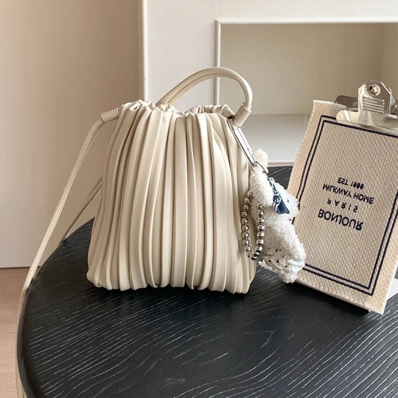 Bianca Pleated Mini Crossbody Bag
