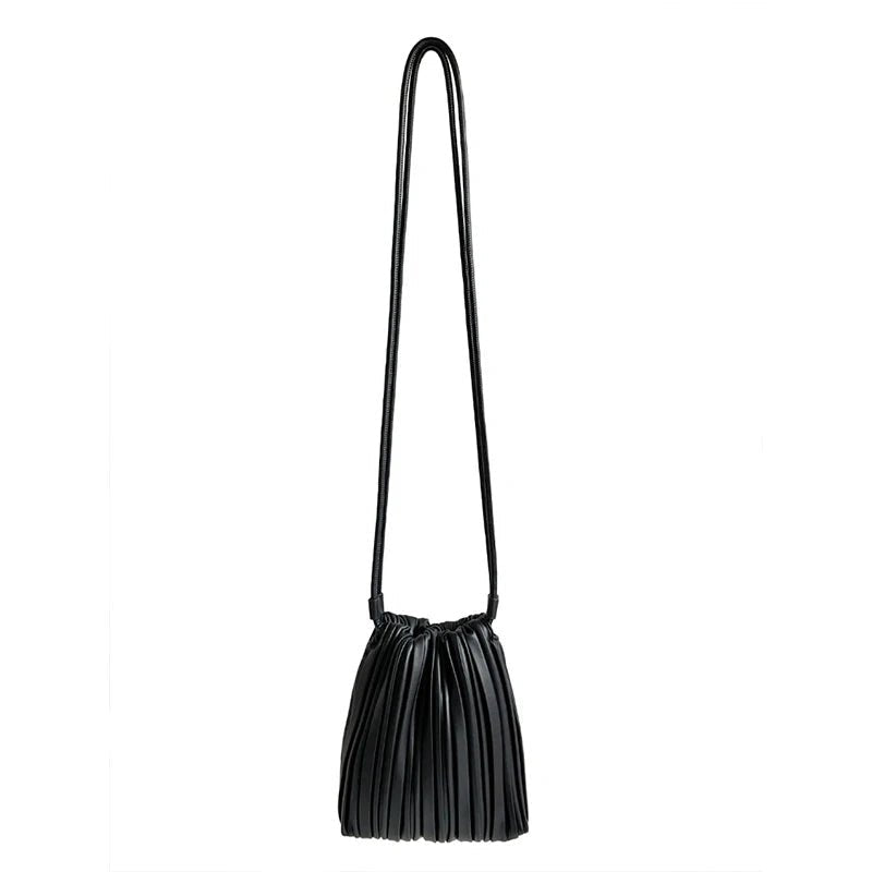 Bianca Pleated Mini Crossbody Bag