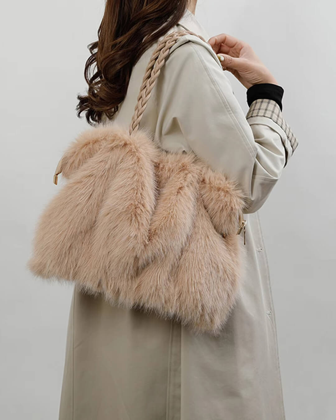 Loreen Faux Fur Tote Bag