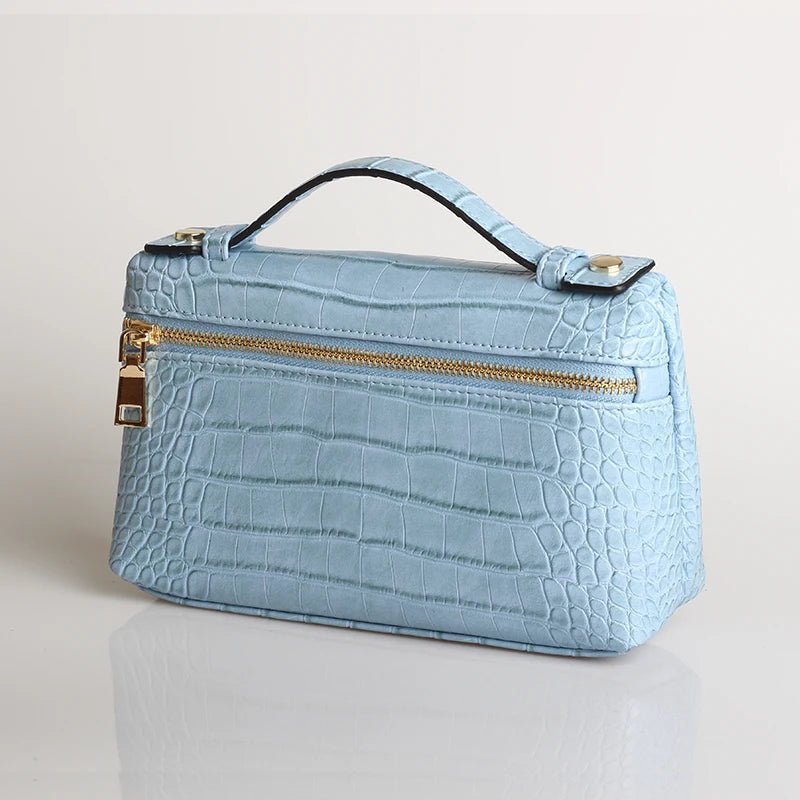Minerva Crocodile Pattern Clutch Bag