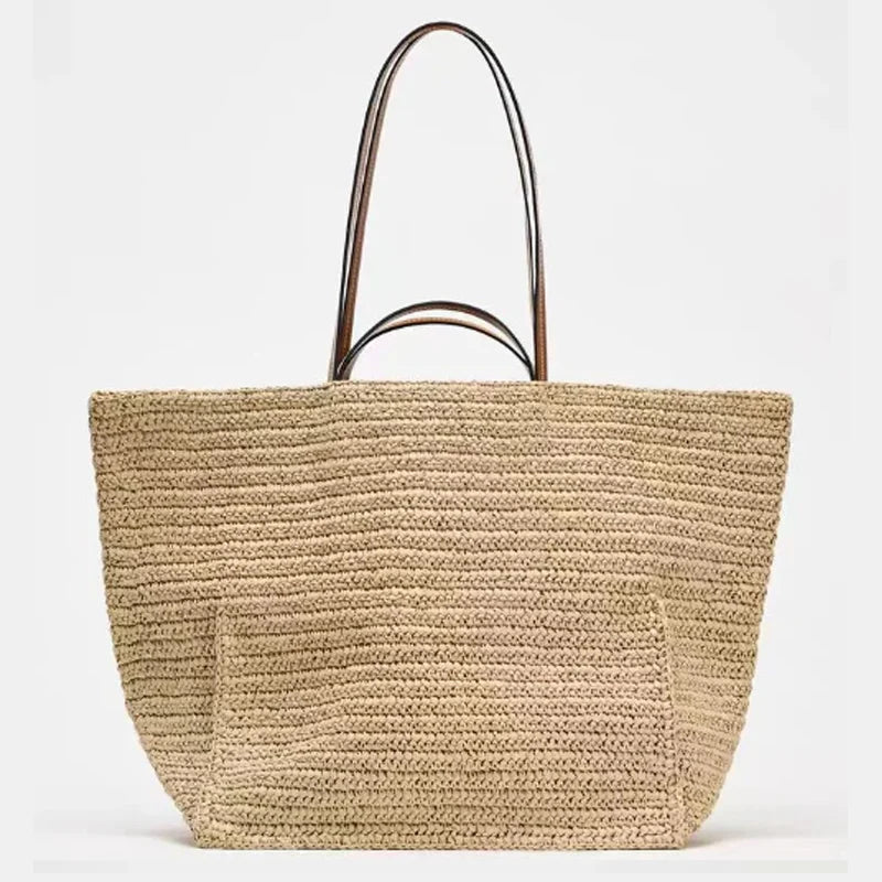 Celeste Woven Straw Tote Bag