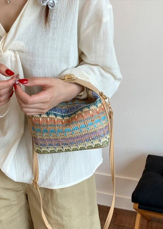 Raphaela Woven Raffia Sling Bag