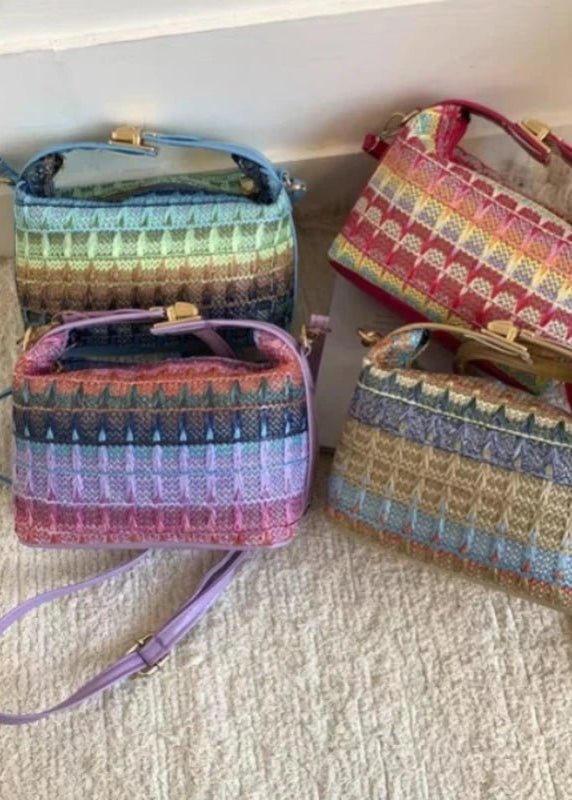 Raphaela Woven Raffia Sling Bag