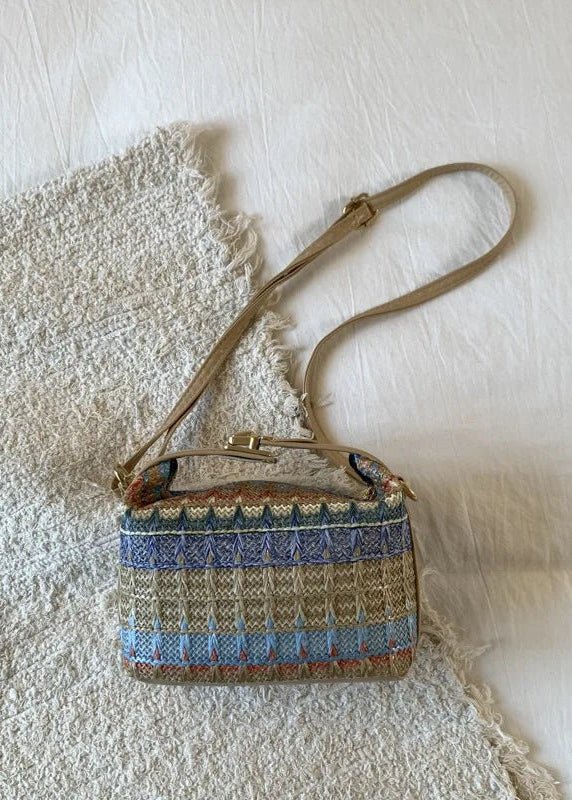 Raphaela Woven Raffia Sling Bag