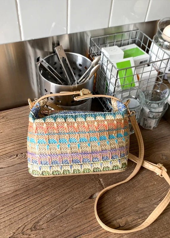 Raphaela Woven Raffia Sling Bag