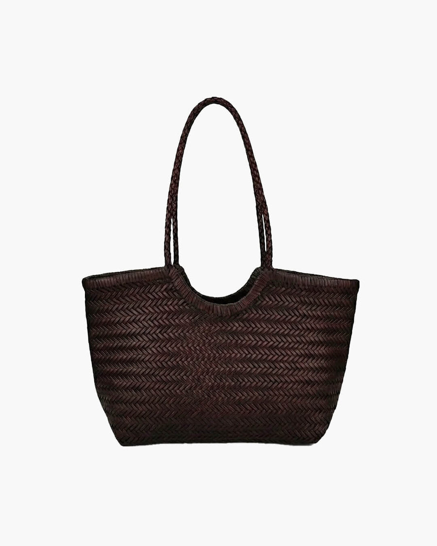 Rica Woven Faux Leather Bag