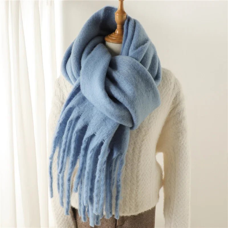 Tanya Tasseled Winter Scarf