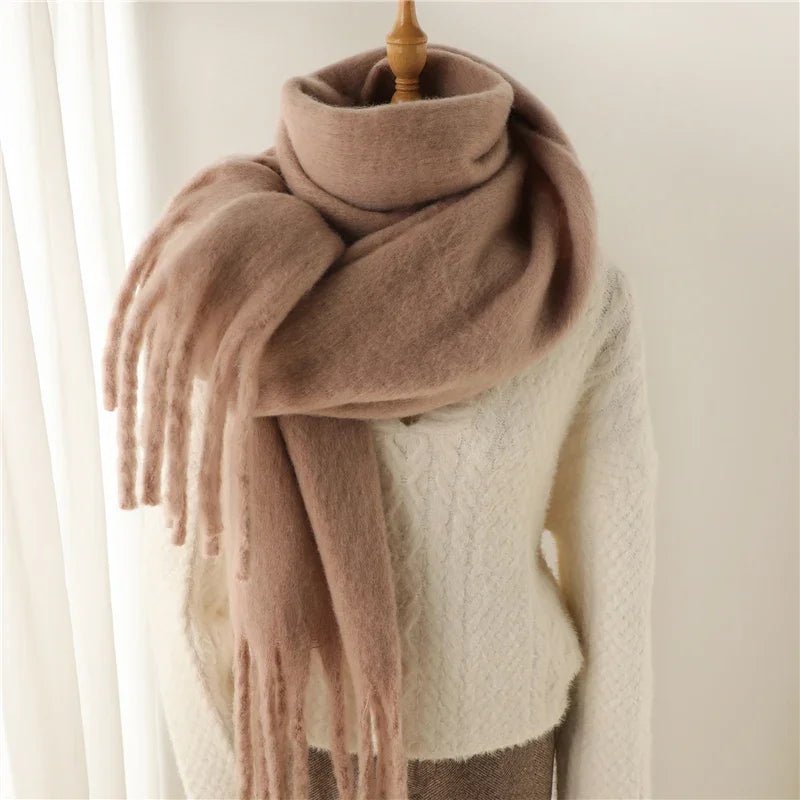 Tanya Tasseled Winter Scarf