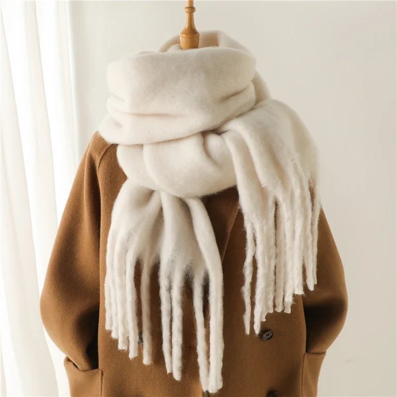Tanya Tasseled Winter Scarf