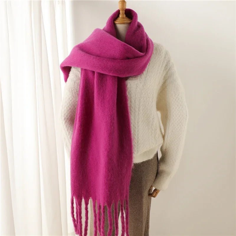 Tanya Tasseled Winter Scarf