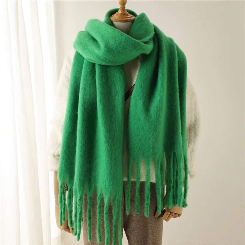 Tanya Tasseled Winter Scarf