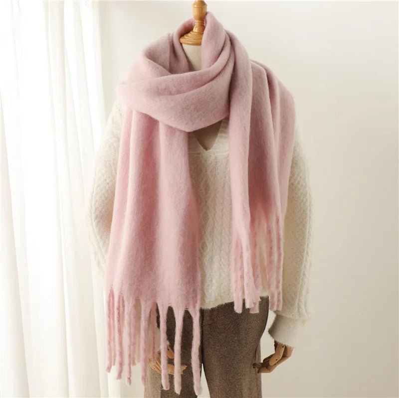 Tanya Tasseled Winter Scarf