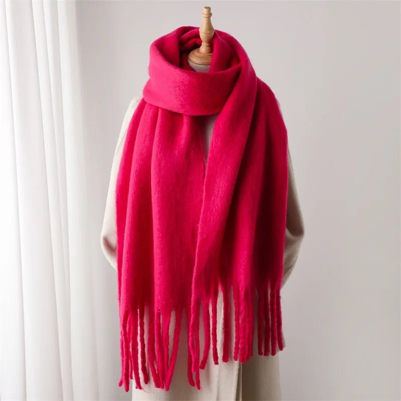 Tanya Tasseled Winter Scarf