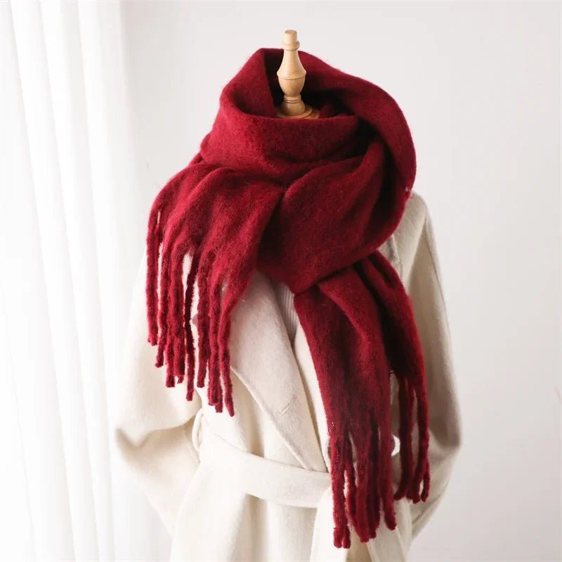 Tanya Tasseled Winter Scarf